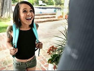 Neighbor Fucks Tiny Holly'_s Ass Raw on the Couch